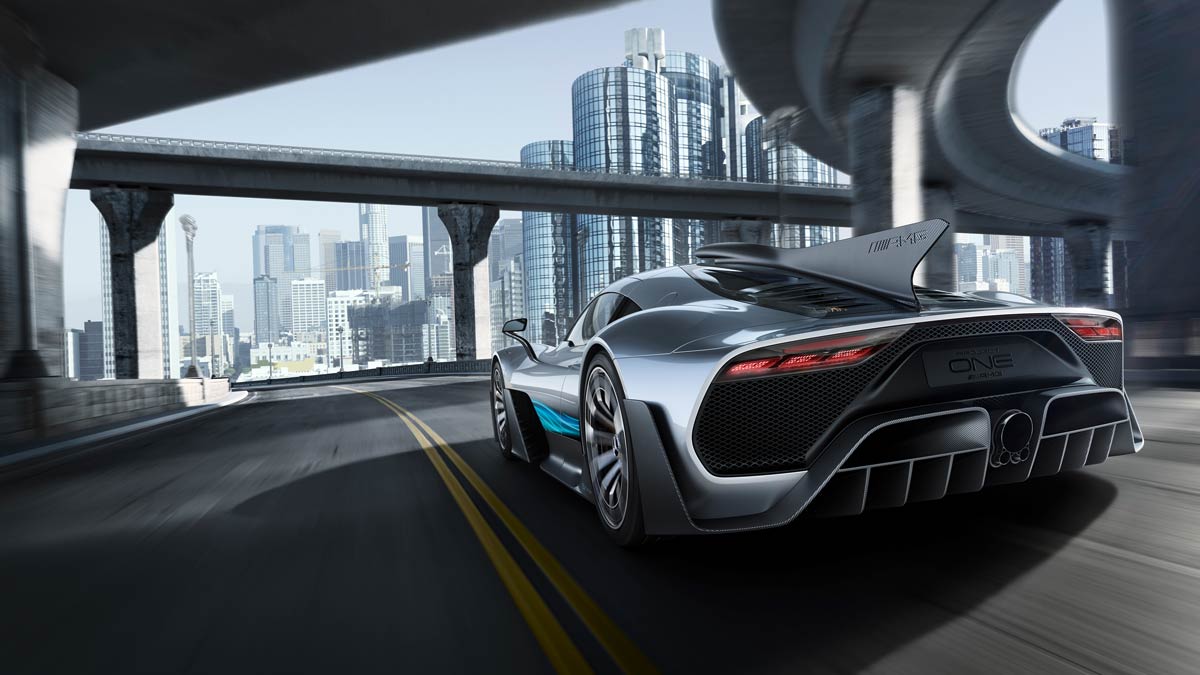 Mercedes AMG Project One trasera Mercedes AMG Project One hypercar Formula 1 deportivo hibrido