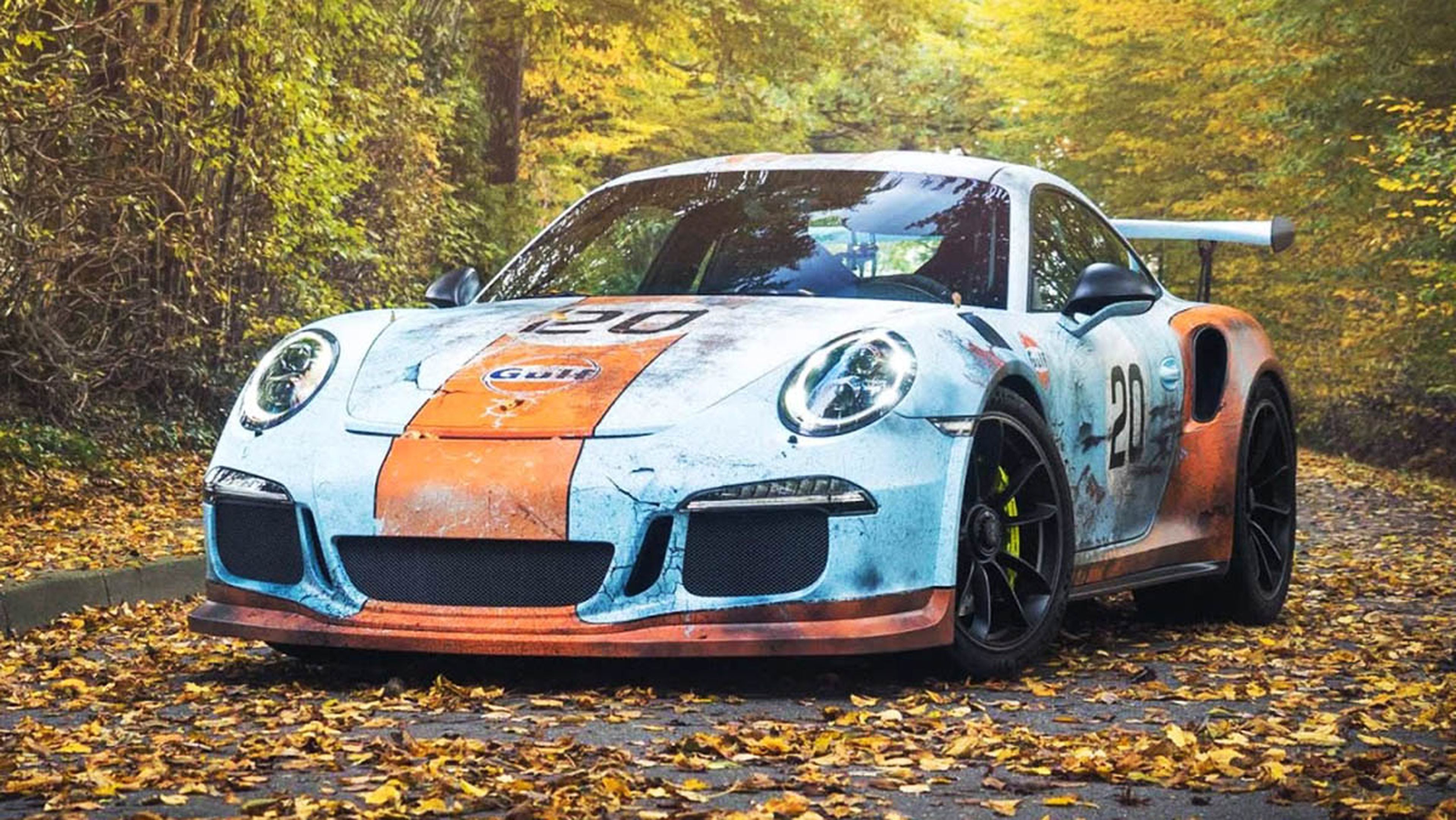 El Porsche 911 GT3 RS Gulf de Neidfaktor