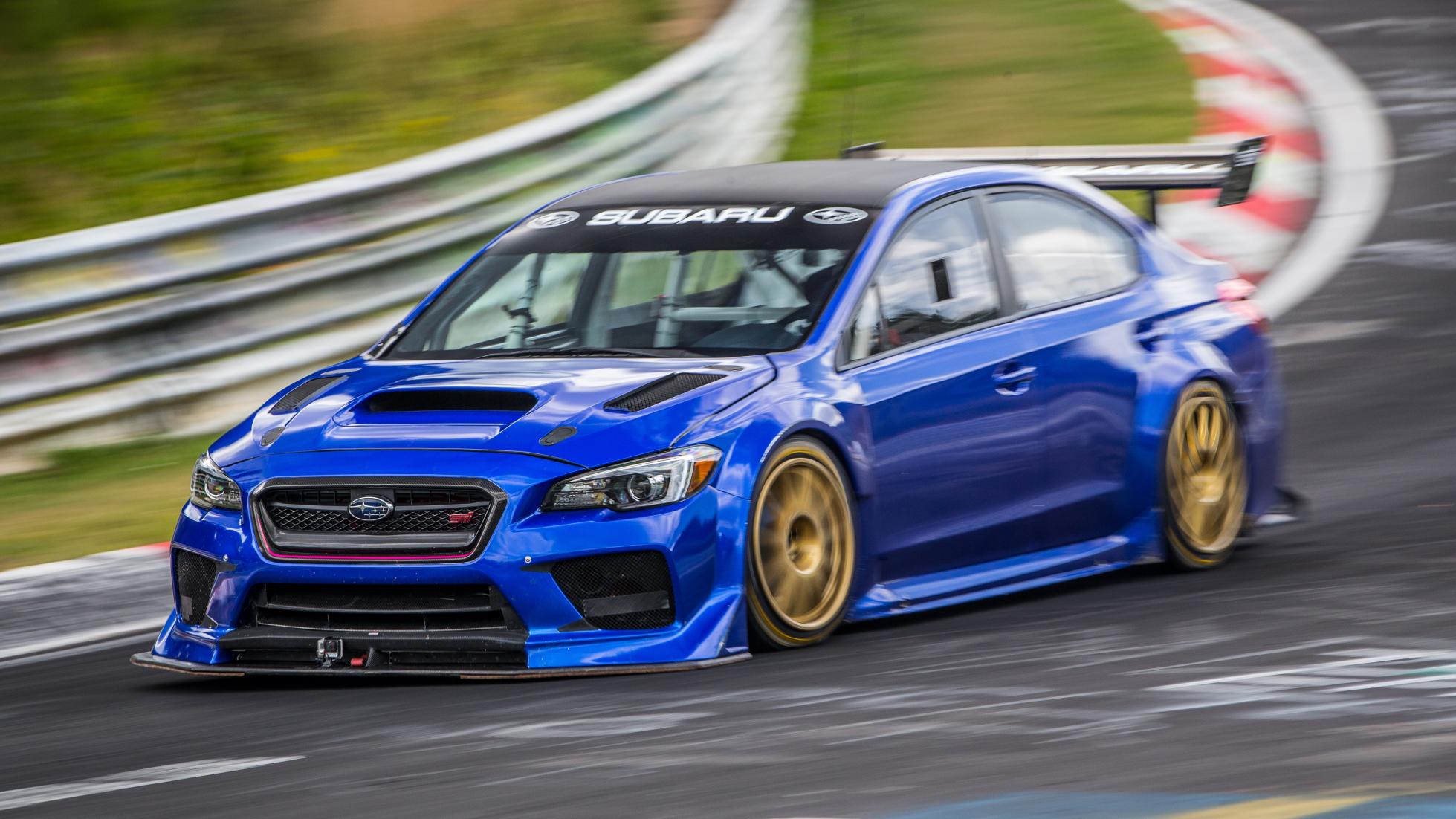 Subaru WRX STI, en Nürburgring Subaru WRX STI, en Nürburgring