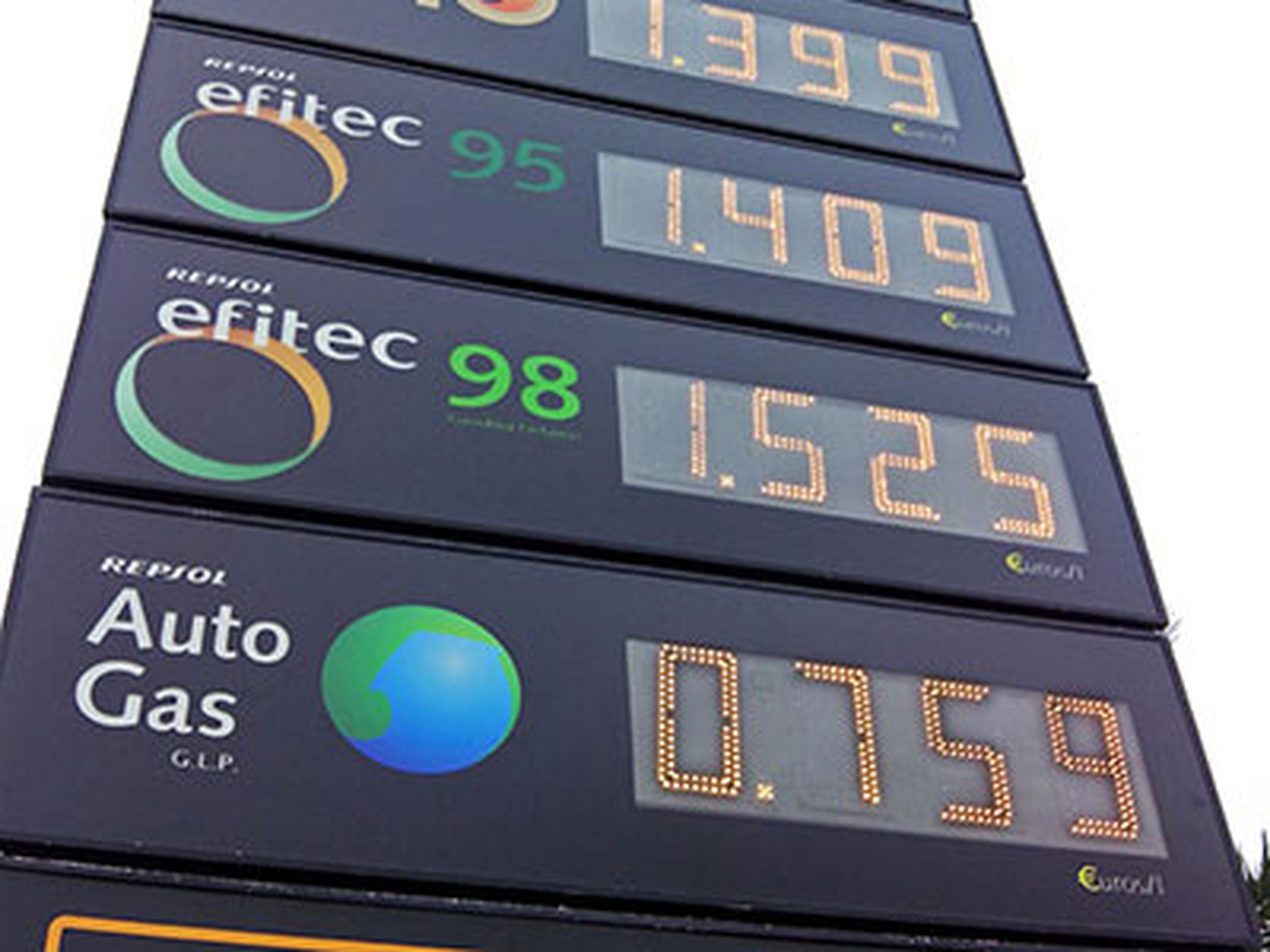 Precios de combustibles