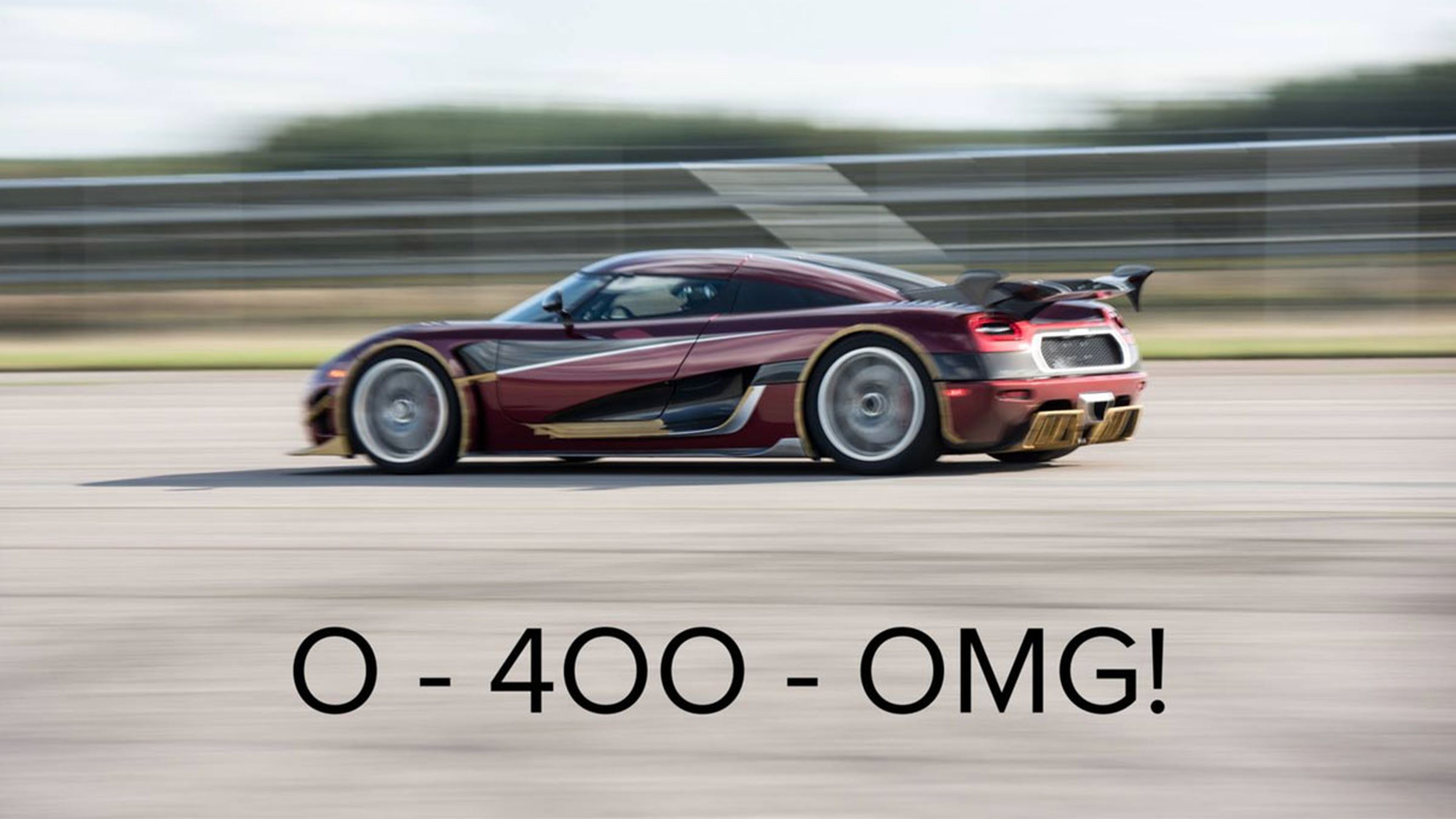Koenigsegg récord 0-400-0