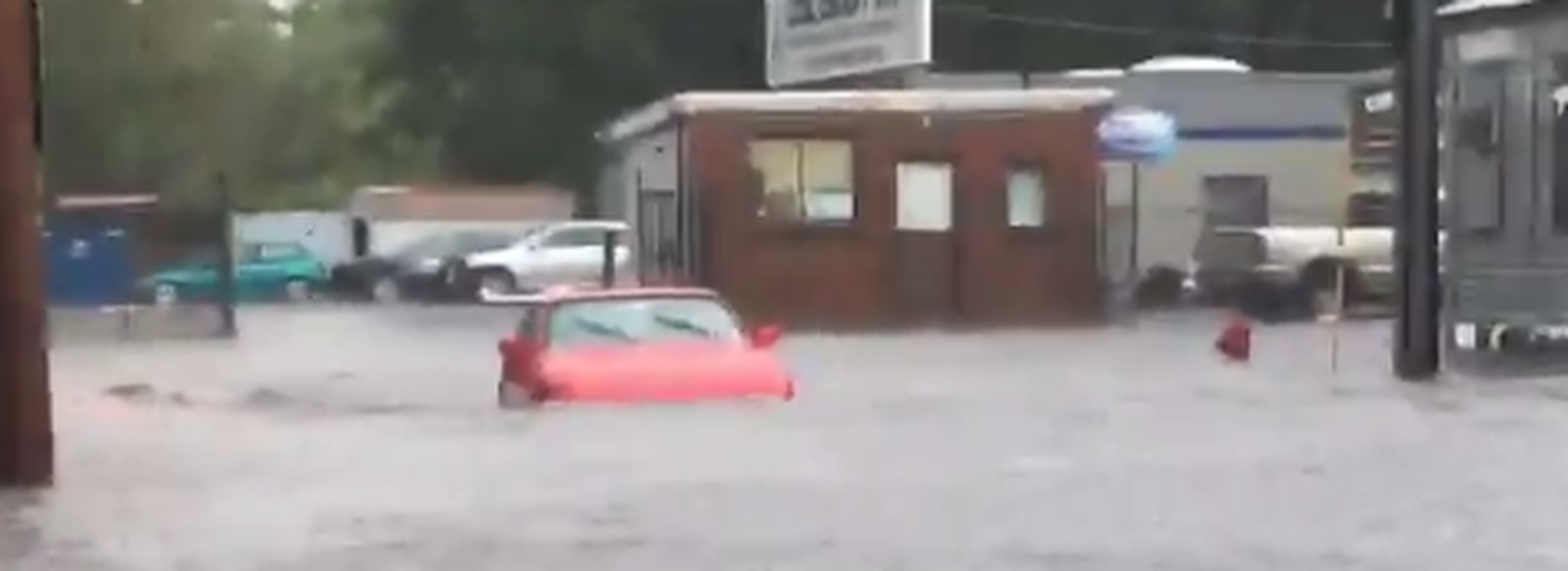 Porsche 944 inundación