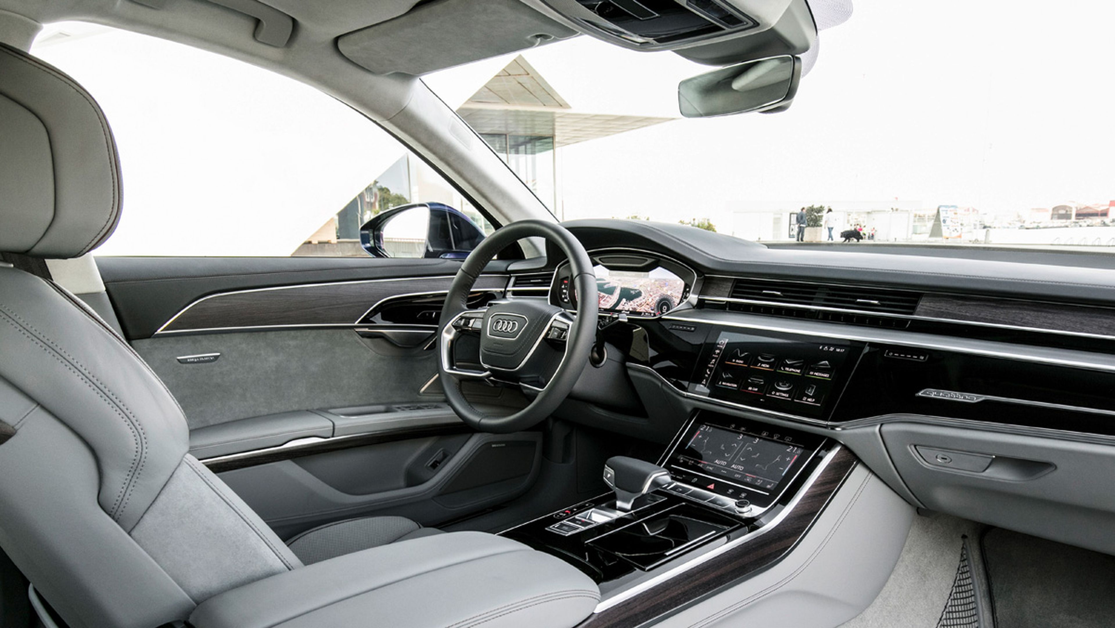 Prueba Audi A8 2017 (interior)