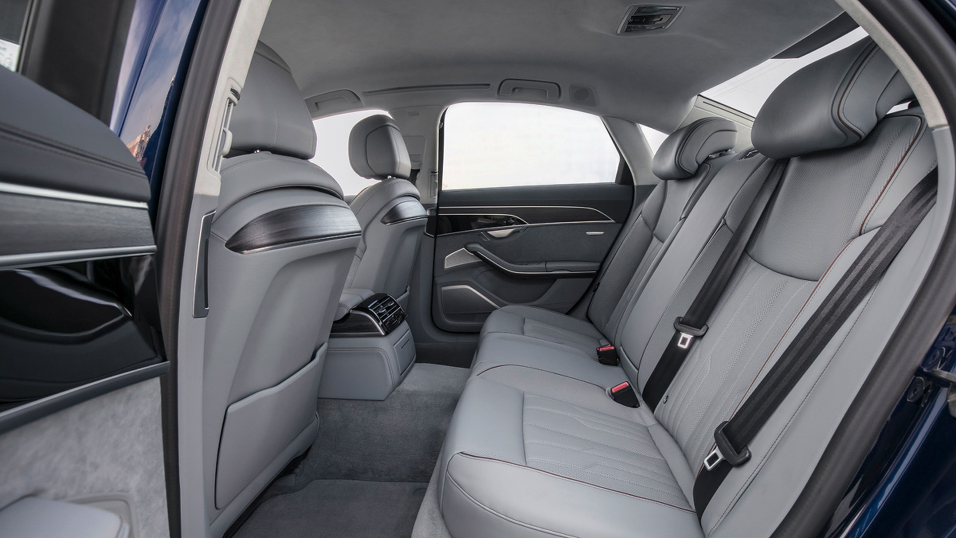Prueba Audi A8 2017 (asientos traseros)