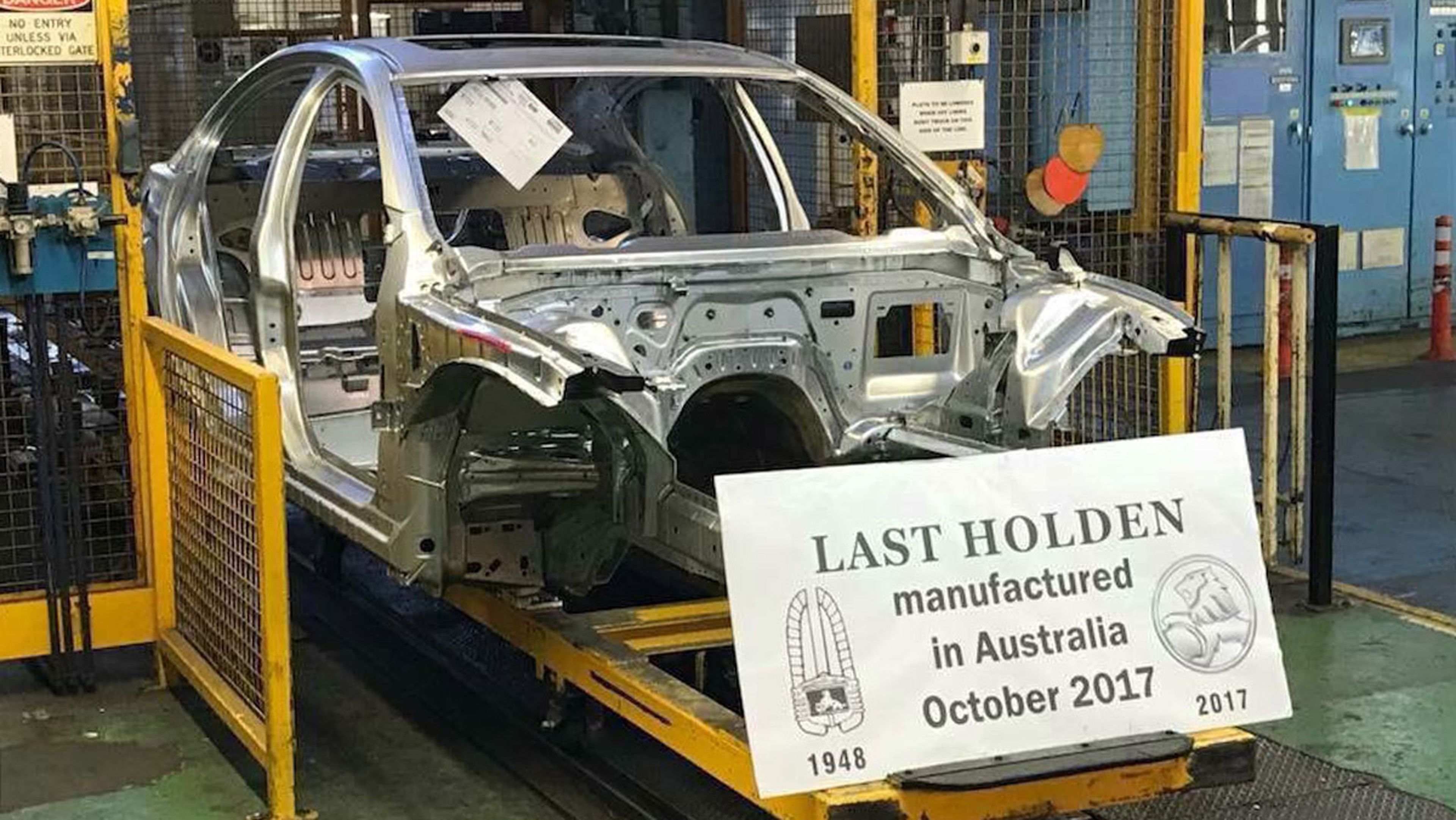 El último coche producido en Australia