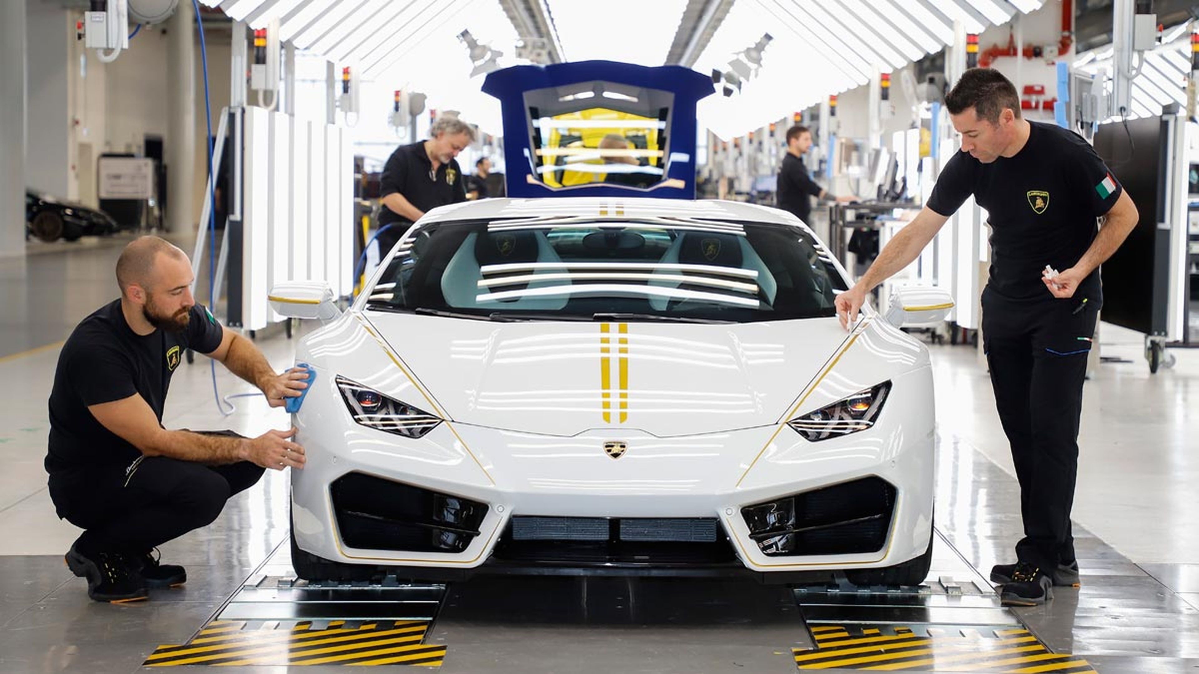 Lamborghini Huracán del Papa Francisco: fabricación