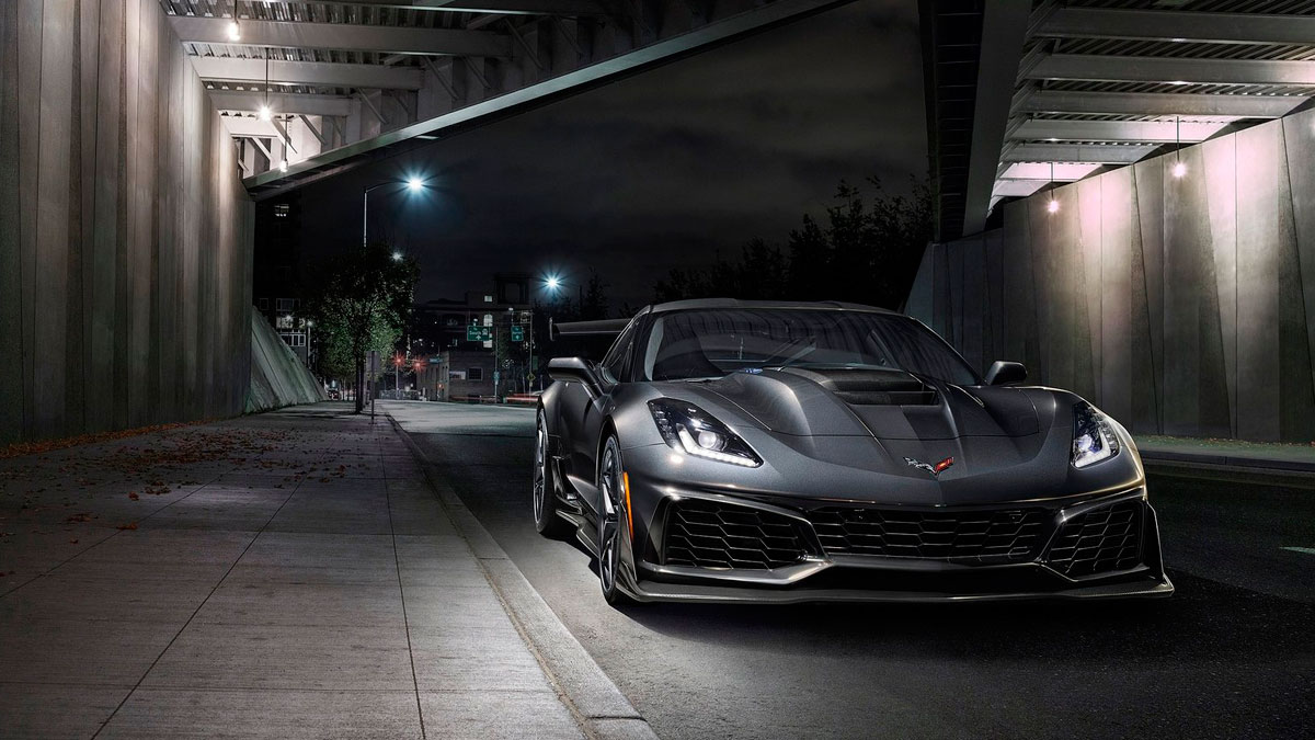 Chevrolet Corvette ZR1 2018 frontal Chevrolet Corvette ZR1 2018 superdeportivo