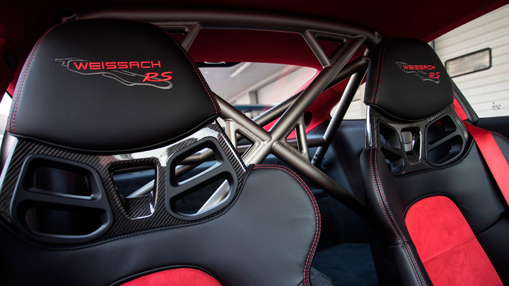 Jaula antivuelco de titanio paquete Weissach Porsche 911 GT2 RS Es del paquete Weissach 'avanzado'