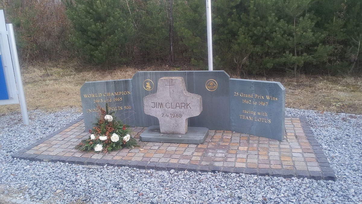 Jim Clark Hockenheimring tribute Jim Clark Hockenheimring tribute