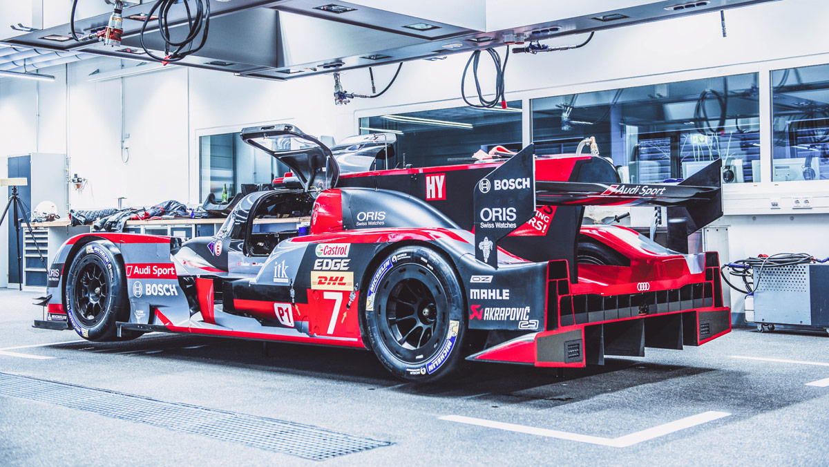 Prueba Audi R18 LMP1 (box) Prueba Audi R18 LMP1 (box)