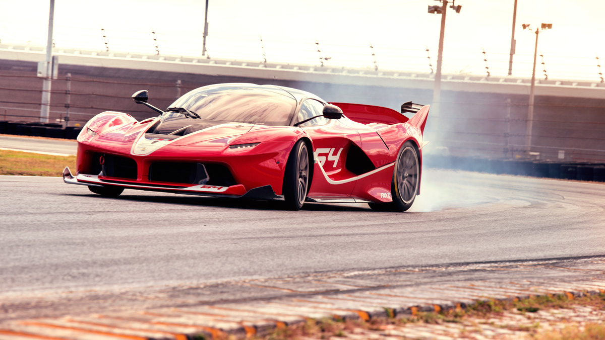 Prueba Ferrrari FXXK (derrape) Prueba Ferrrari FXXK (derrape)