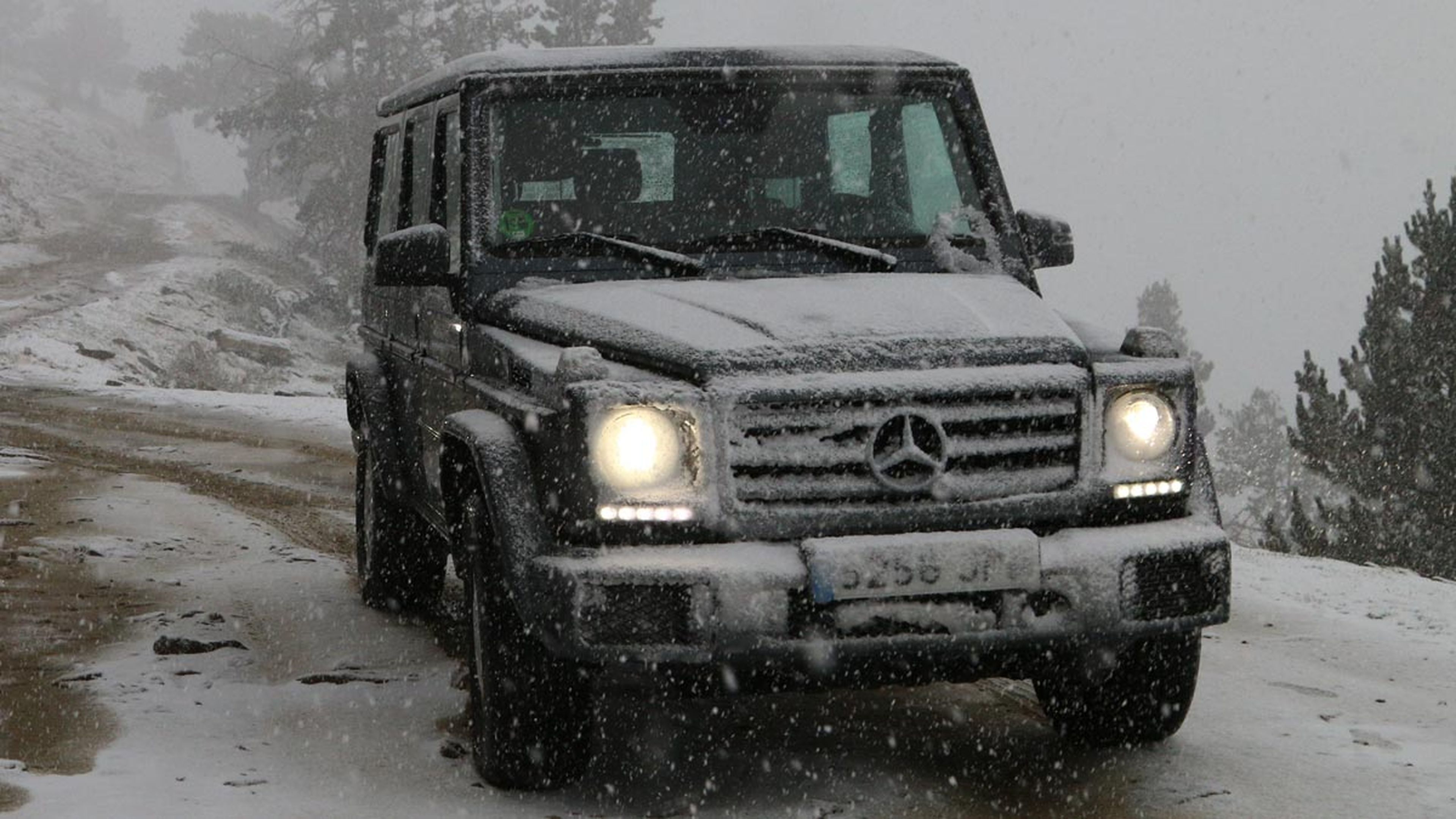 Prueba del Mercedes Clase G nieve