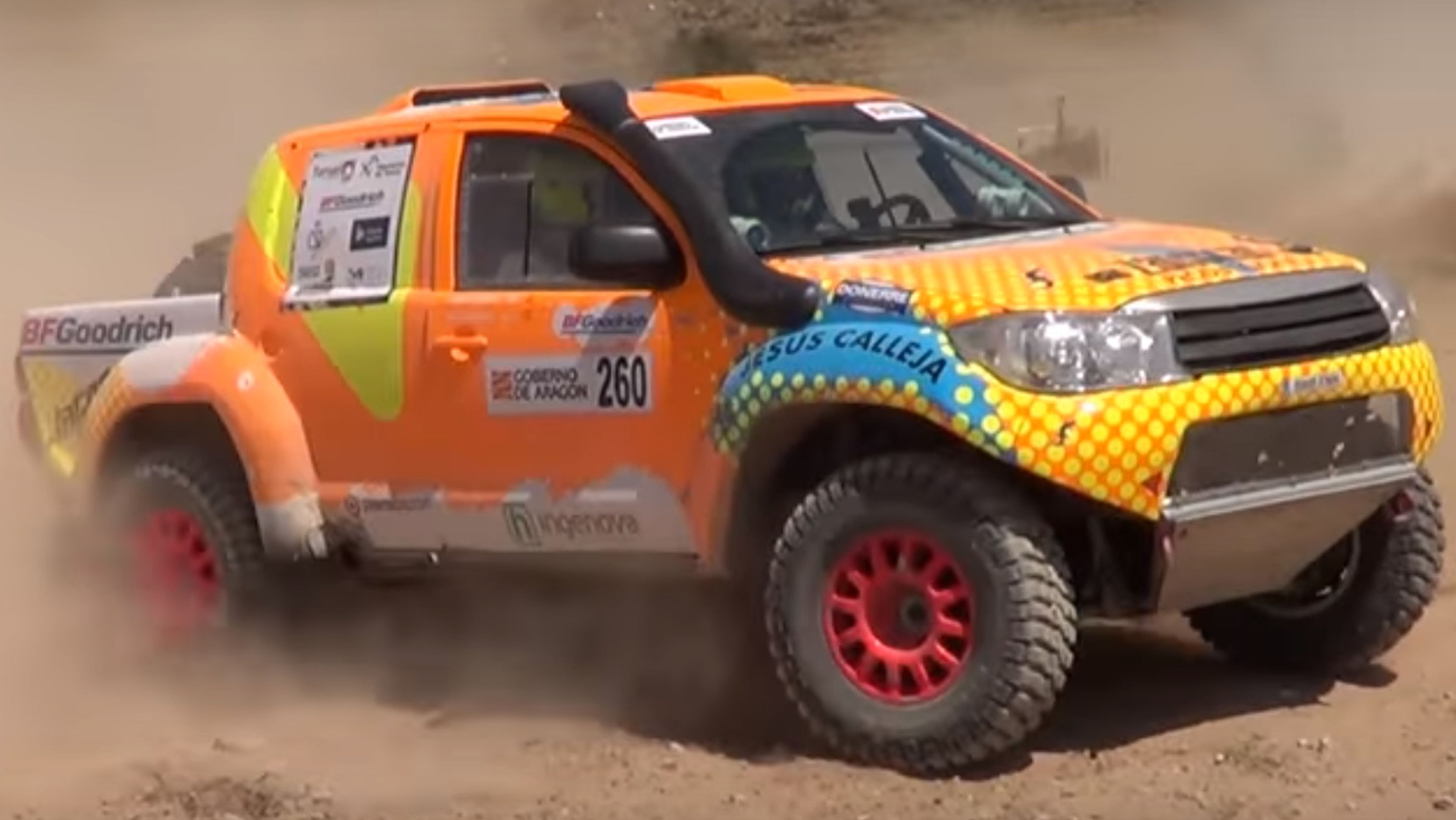 El coche de Jesús Calleja para el Dakar 2018