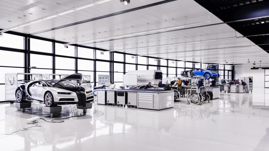Fabricación Bugatti Chiron Fabricación Bugatti Chiron
