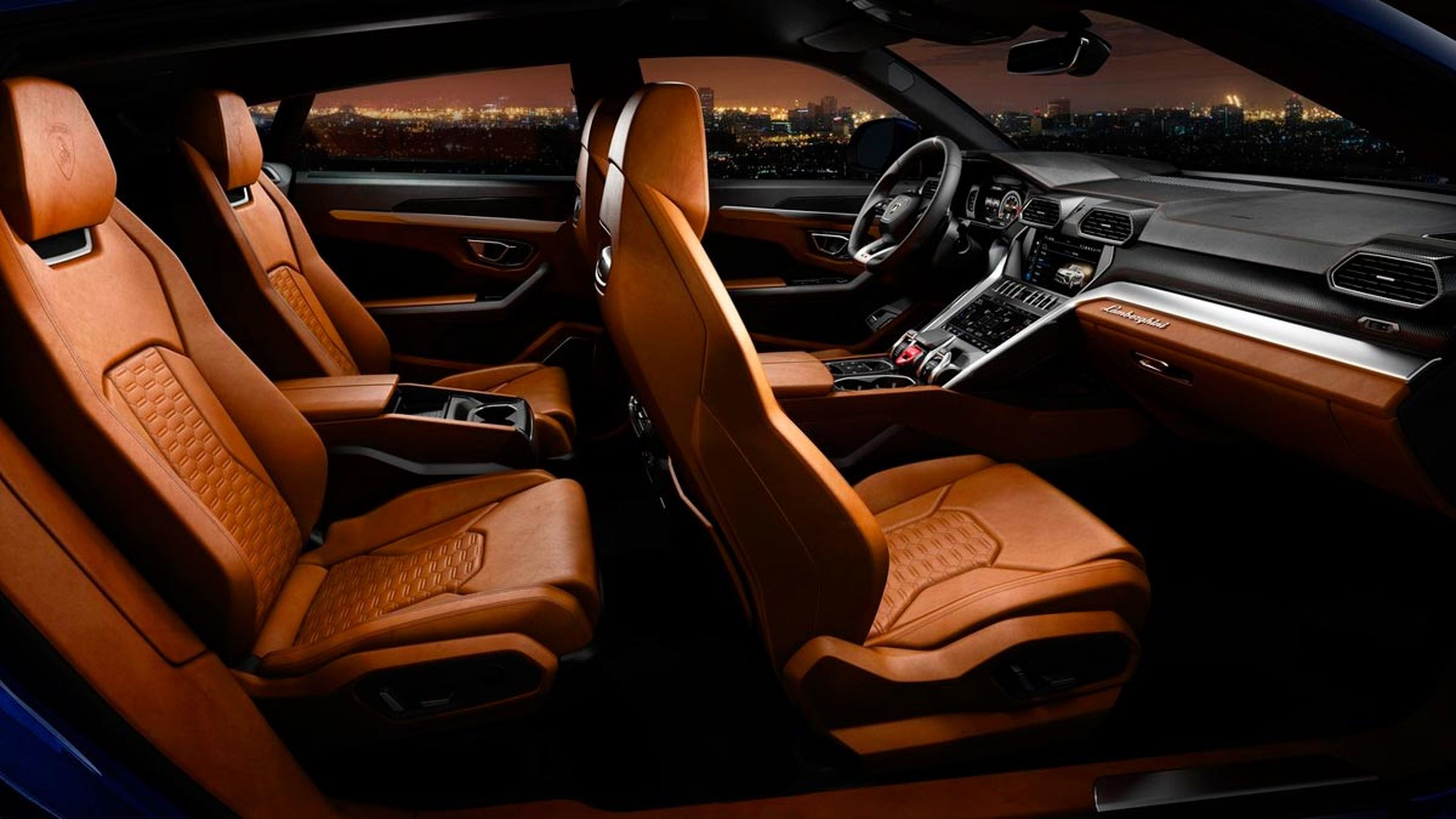 Interior del Lamborghini Urus