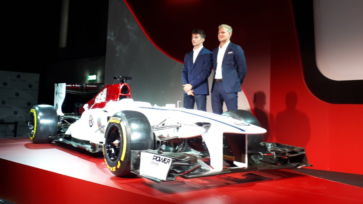 LECLERC Y ERICSSON EN LA PRESENTACIÓN DEL ALFA ROMEO SAUBER F1 TEAM 2018 LECLERC Y ERICSSON EN LA PRESENTACIÓN DEL ALFA ROMEO SAUBER F1 TEAM 2018