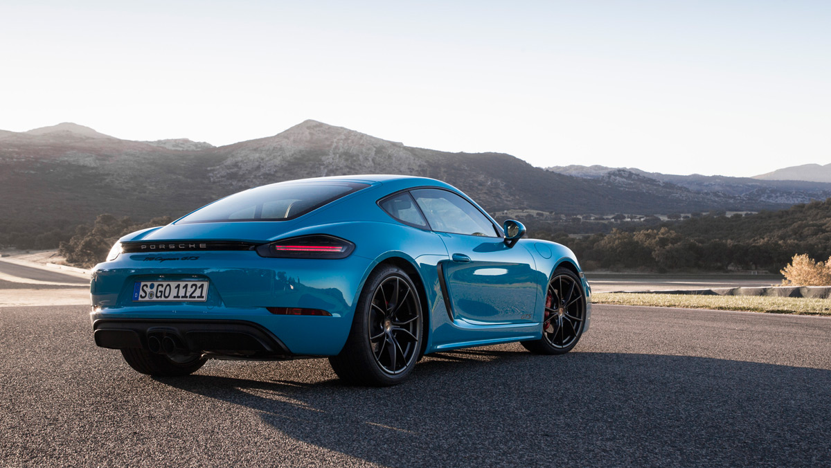 Prueba Porsche 718 Cayman GTS (trasera) Prueba Porsche 718 Cayman GTS (trasera)