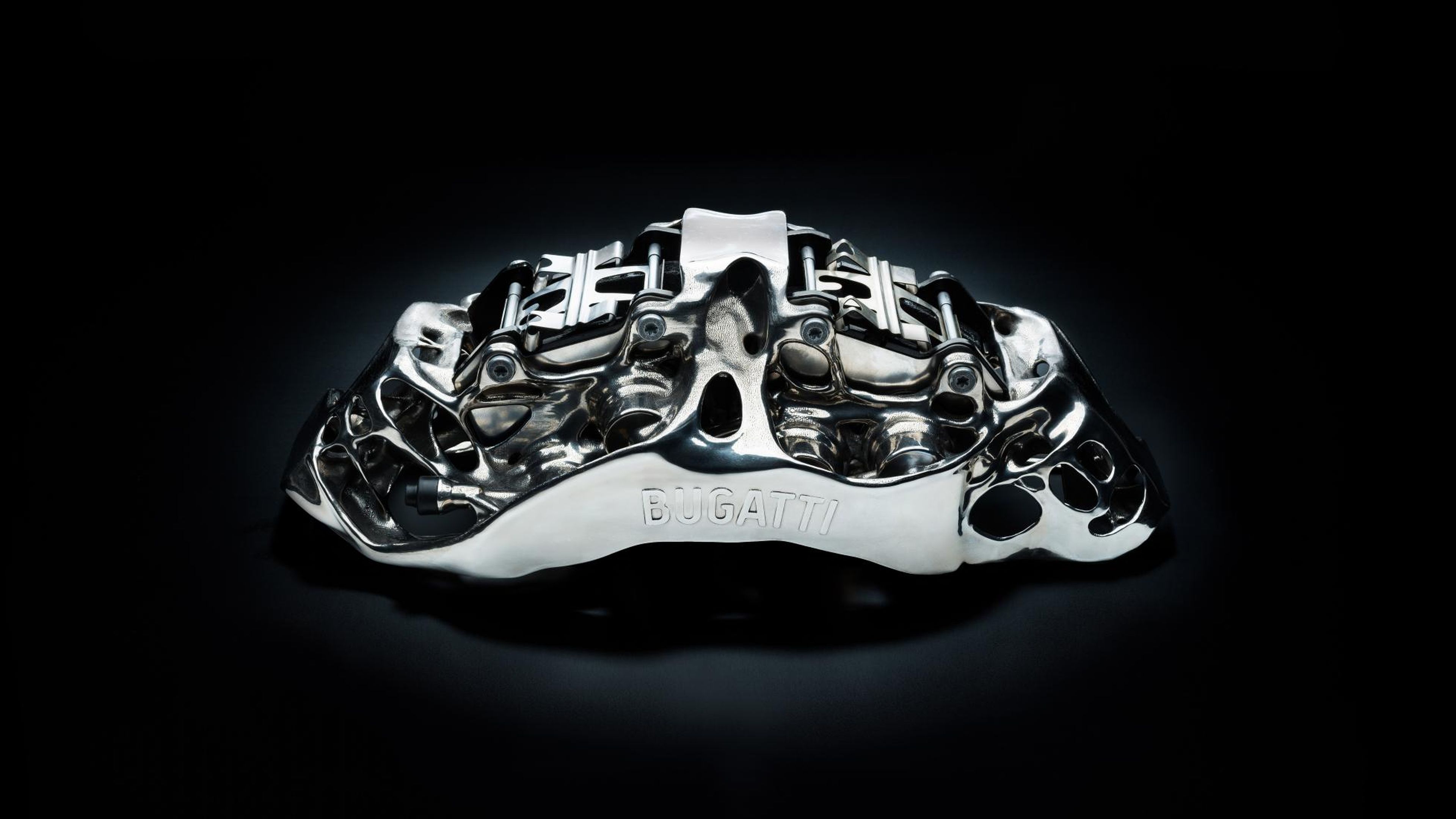 Frenos Bugatti titanio impresora 3D