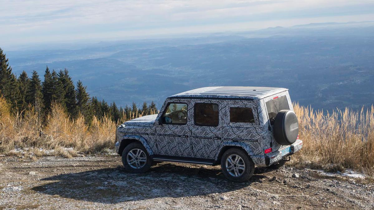 Mercedes Clase G 2018 todoterreno lujoso offroad off-road montaña prueba asfalto fuera