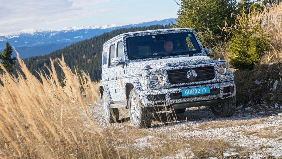Mercedes Clase G 2018 todoterreno lujoso offroad off-road montaña prueba asfalto fuera