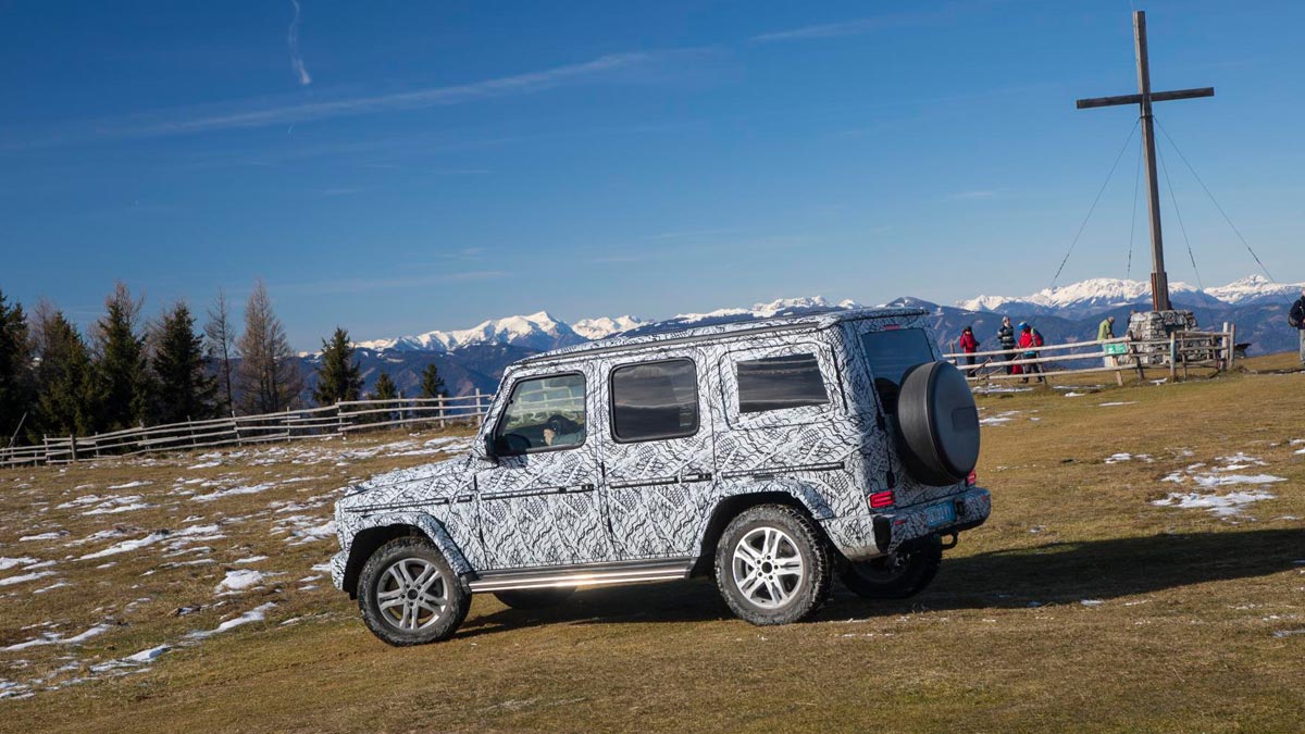 Mercedes Clase G 2018 todoterreno lujoso offroad off-road montaña prueba asfalto fuera