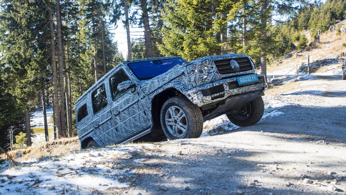 Mercedes Clase G 2018 todoterreno lujoso offroad off-road montaña prueba asfalto fuera