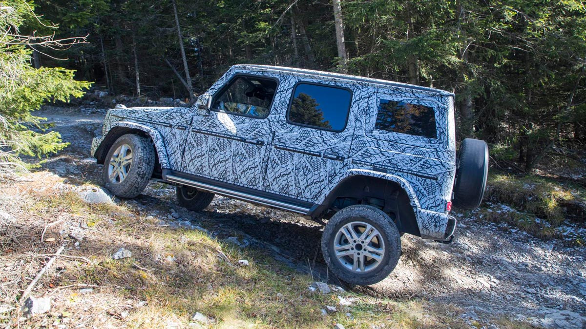 Mercedes Clase G 2018 todoterreno lujoso offroad off-road montaña prueba asfalto fuera