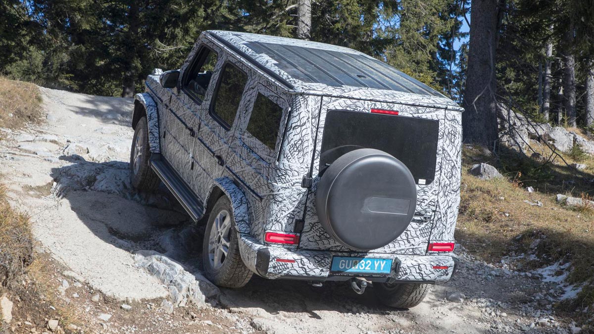 Mercedes Clase G 2018 todoterreno lujoso offroad off-road montaña prueba asfalto fuera