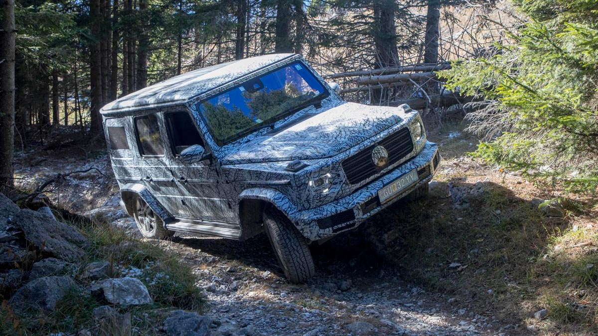 Mercedes Clase G 2018 todoterreno lujoso offroad off-road montaña prueba asfalto fuera