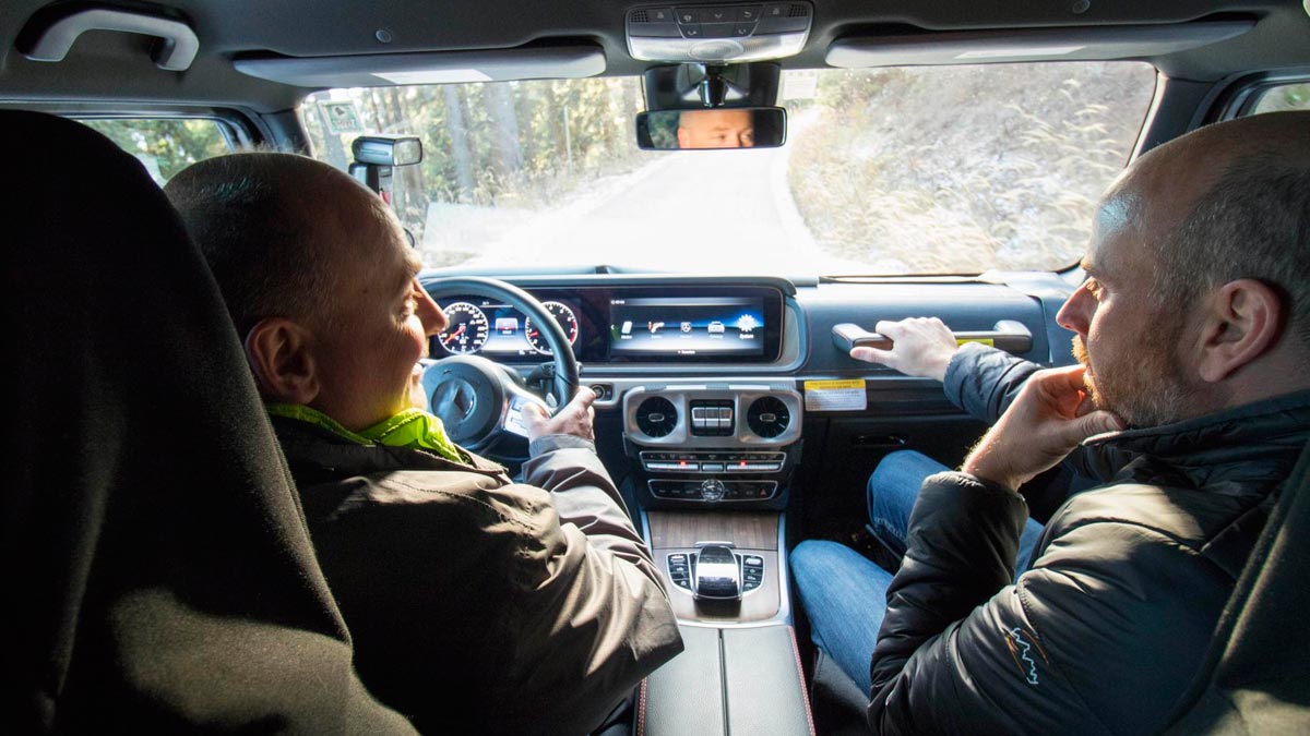 Mercedes Clase G 2018 todoterreno lujoso offroad off-road montaña prueba asfalto fuera