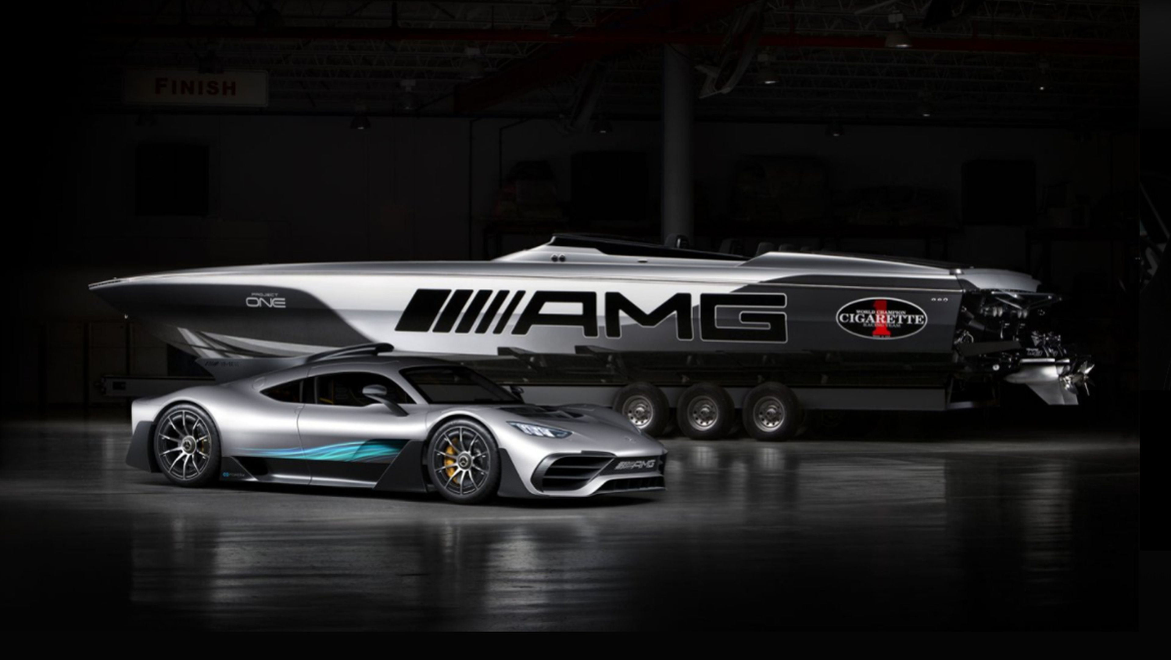 Cigarette Racing 515 Project One Mercedes AMG y su 'utilitario'