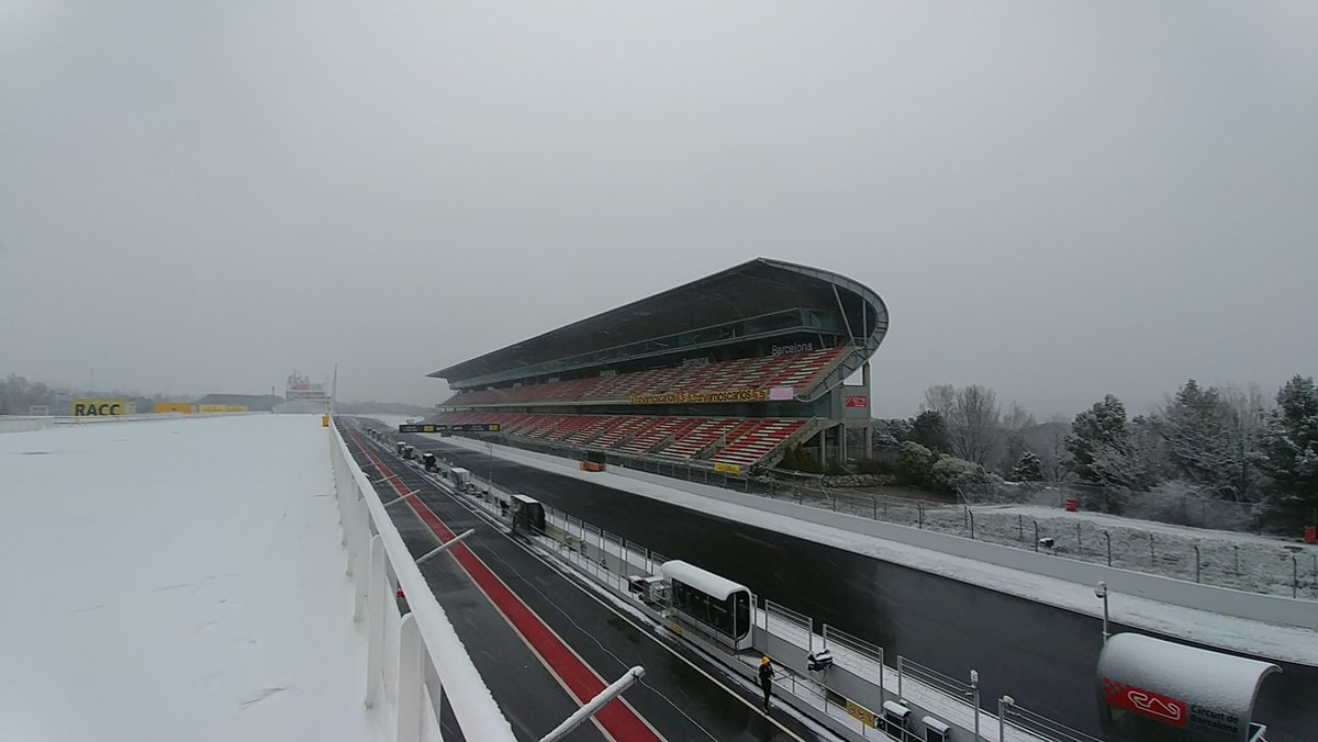 Circuito Barcelona, muy 'navideño' Circuito Barcelona, muy 'navideño'