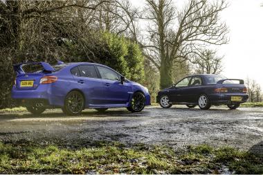 Comparativa Subaru WRX STI vs Impreza Turbo. Exteriores El fin de una era