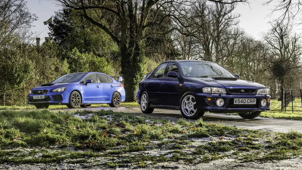 Comparativa Subaru WRX STI vs Impreza Turbo. Exteriores El fin de una era