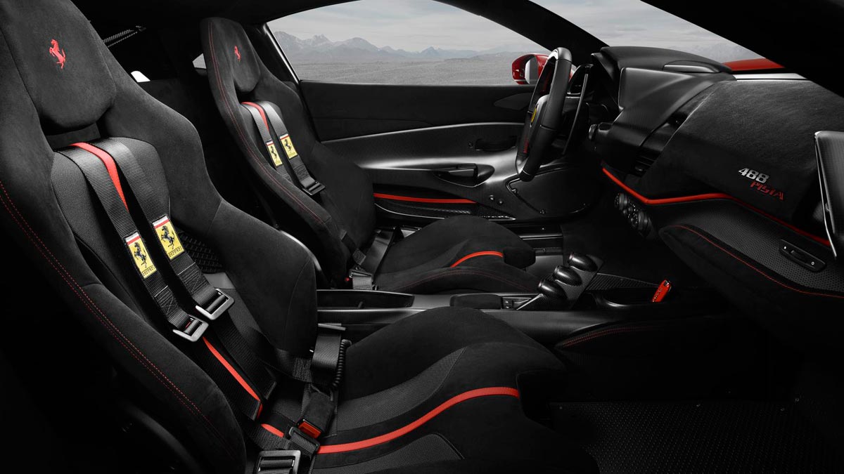 Ferrari 488 Pista deportivo salvaje circuito superdeportivo lujo competicion rojo italia