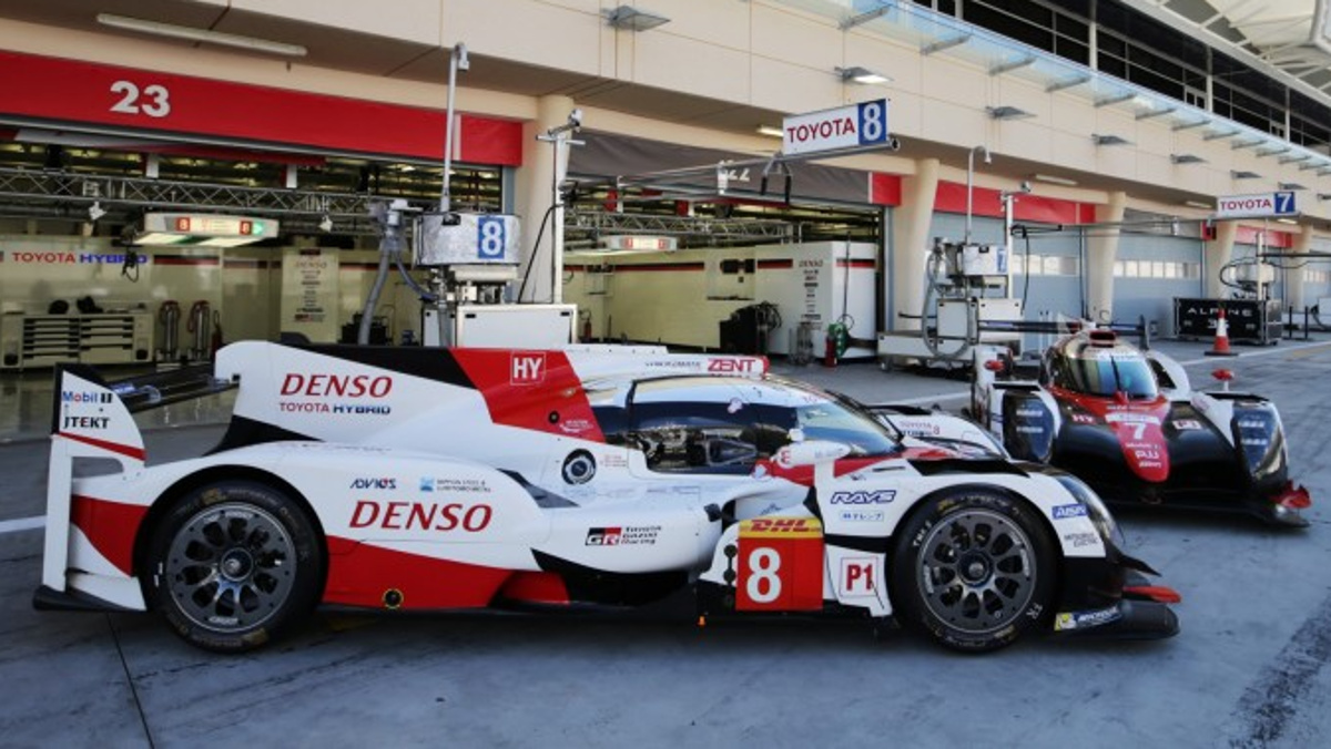 Formación Toyota TS050 WEC Alonso Formación Toyota TS050 WEC Alonso