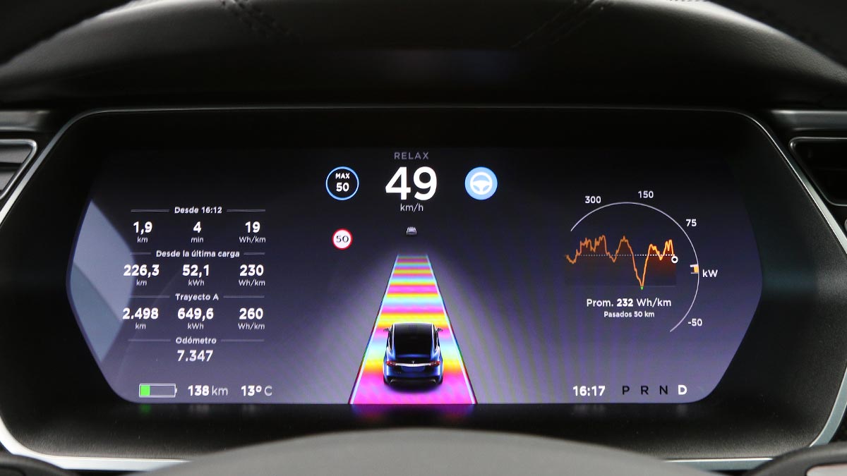 Lo más sorprendente del Tesla Model X: autopilot arco iris suv tecnologia futuro lujo