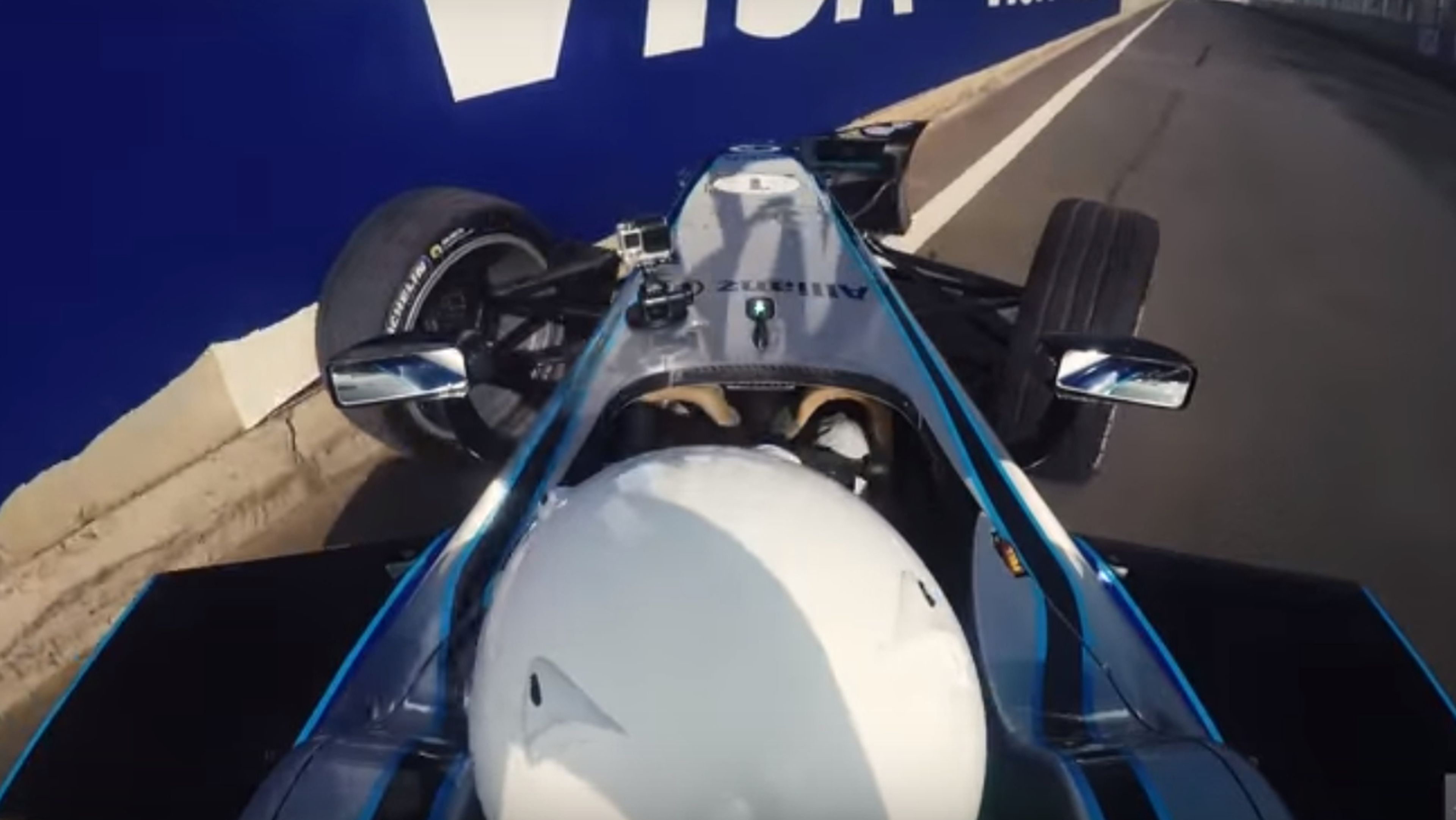 Piña de Orlando Bloom con un Fórmula E