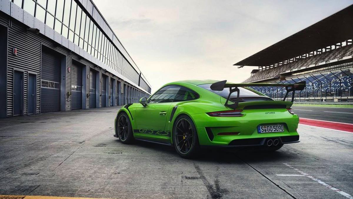 Porsche 911 GT3 RS 2018 (Trasera) Porsche 911 GT3 RS 2018 (Trasera)