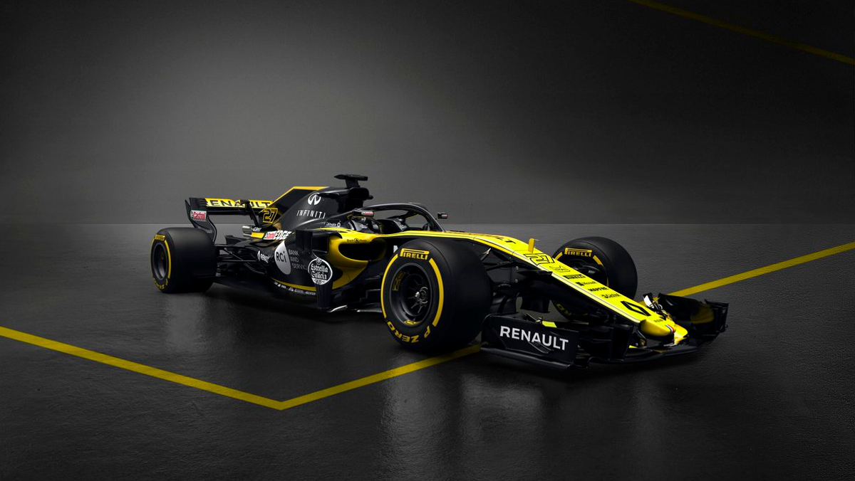 Renault RS18 de Carletes Sainz Renault RS18 de Carletes Sainz