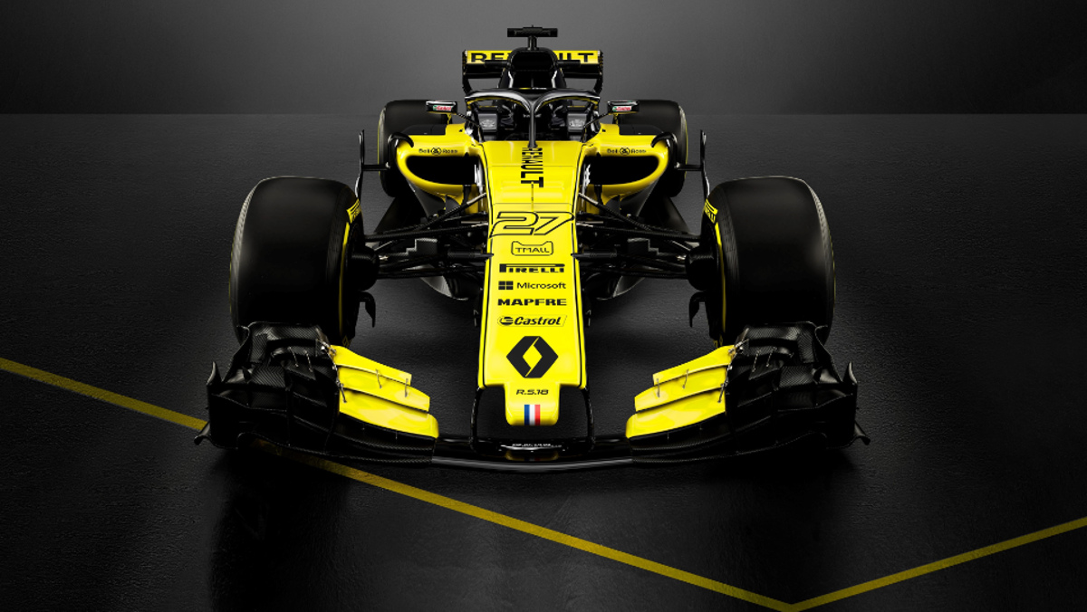 Renault RS18 frontal Renault RS18 frontal