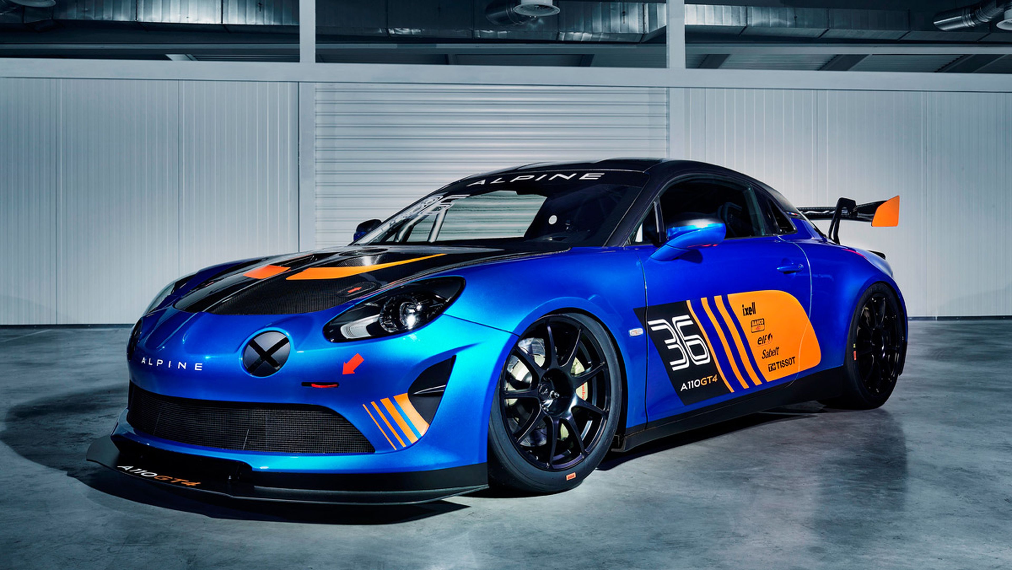 Alpine A110 GT4 (lateral)