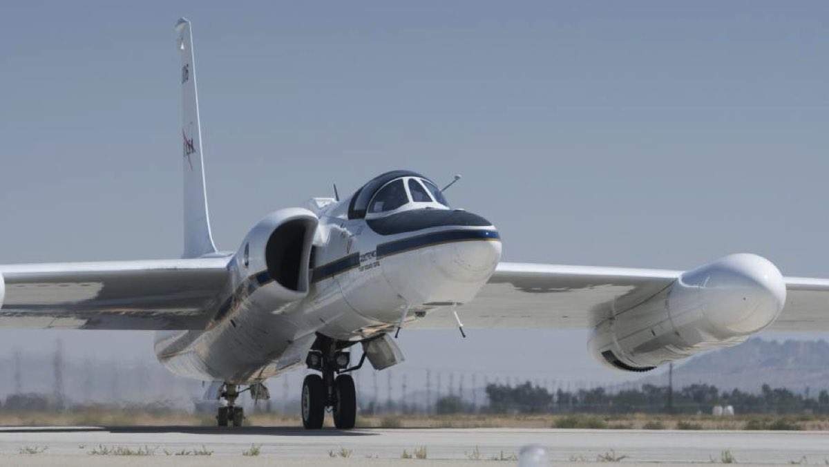 viejos aviones de la nasa