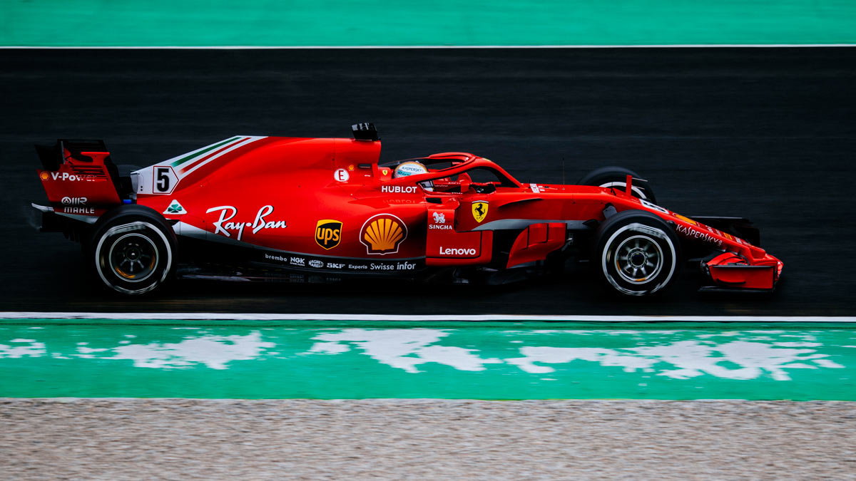 Los frenos Brembo en los Fórmula 1 de 2018 Este es el Ferrari en los test de Barcelona 2018