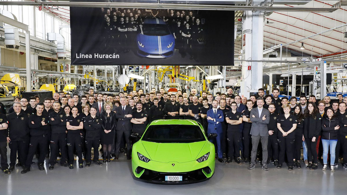 El Lamborghini Huracán número 10.000 El Lamborghini Huracán número 10.000