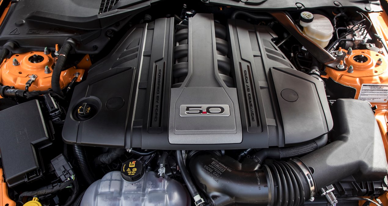 Prueba Ford mustang 2018 (TG) Motor 5.0 V8 450 CV