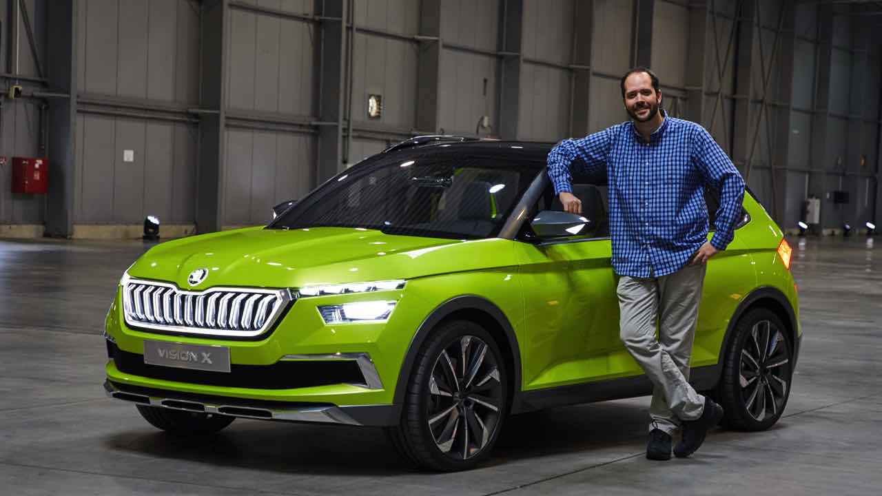 Prueba Skoda Vision X en Chequia Prueba Skoda Vision X en Chequia