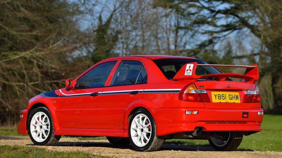 Cinco alerones loquísimos Mitsubishi Lancer Evo 6.5