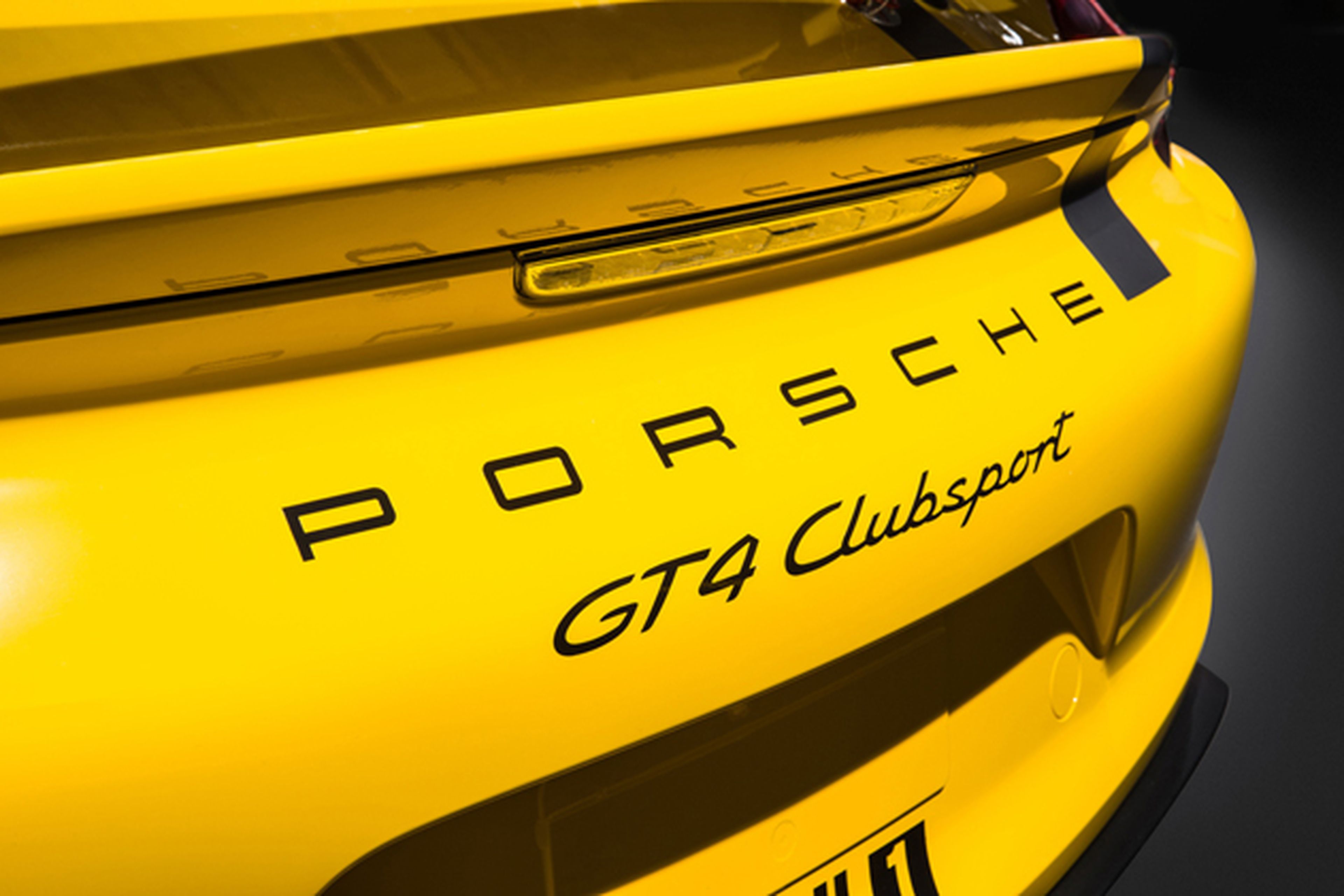 Detalle zaga Porsche Cayman GT4 Clubsport Pikes Peak