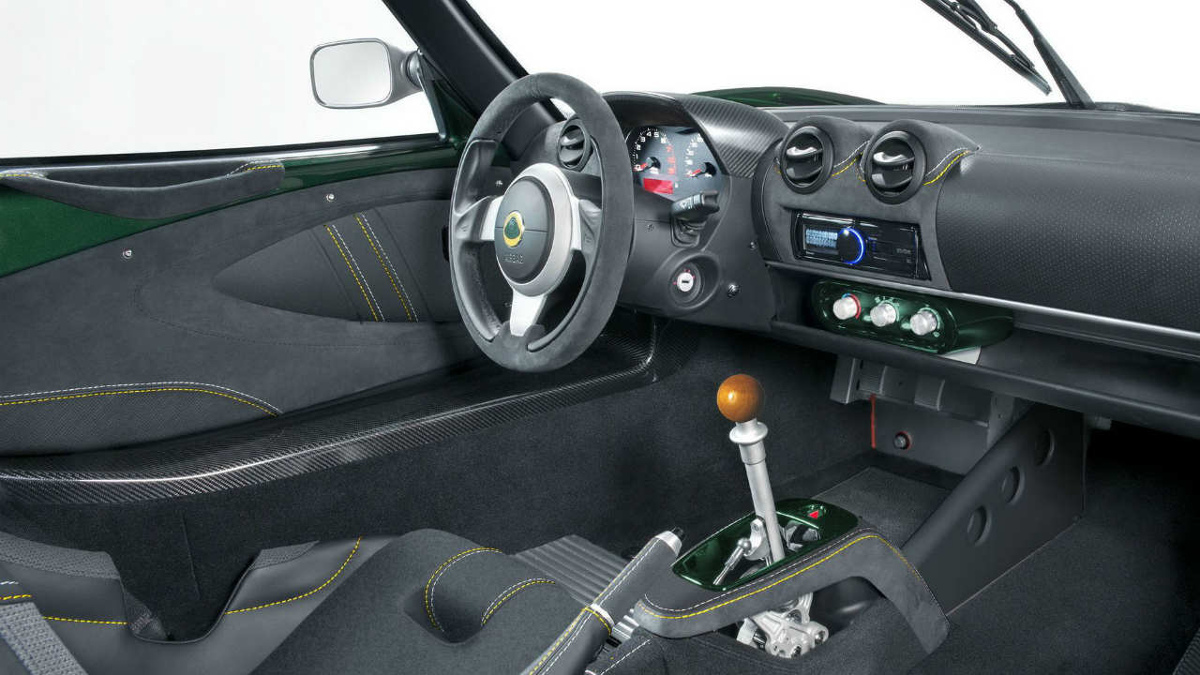 Interior del Lotus Exige Cup 430 Type 25 Interior del Lotus Exige Cup 430 Type 25